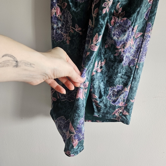 Free People Floral Velvet Skirt - Picture 2 of 7